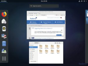 Abbildung 2: Fedora 27 aktualisiert vor allem die enthaltene Software. Unter anderem finden Anwender Libre Office 5.4 und den Paketmanager RPM 4.14 vor. 