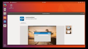 Abbildung 2: Im Paketmanager verwaltet Ubuntu 17.10 auch Software im hauseigenen Snap-Format. In dem liegt etwa der Nextcloud-Client vor. Flatpak hat das Ubuntu-Projekt (bislang) nicht &uuml;bernommen. 