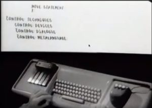 Abbildung 1: In der Mutter aller IT-Demos, "Engelbart and the Dawn of Interactive Computing", skizzierte der Stanford-Vordenker bereits 1968 neben der ersten Computermaus auch das kollaborativen Editieren. 