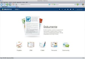Abbildung 5: Die Oberfl&auml;che von Onlyoffice und seinen Diensten wirkt recht aufger&auml;umt. 