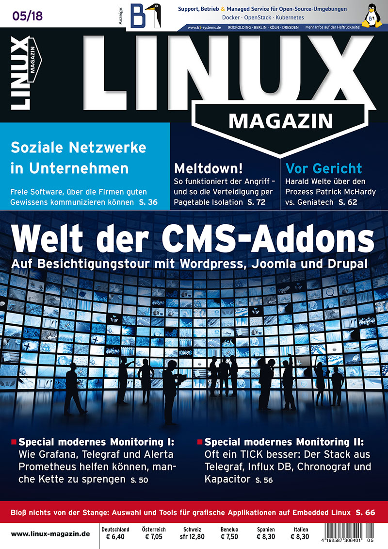 Heftcover Ausgabe 05/2018