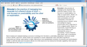 Abbildung 5: Die bimodale IT nach Gartner ist bloß eine der Methoden, um die IT neu zu organisieren.