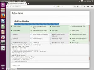 Abbildung 1: Jenkins läuft im Container und lässt sich von außen über den Browser einrichten. Dabei holt sich die Software erst einmal Plugins aus dem Netz.