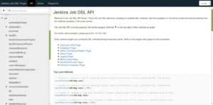 Abbildung 4: Das API für Jenkins' Job-DSL-Plugin ist im Internet ausführlich dokumentiert.