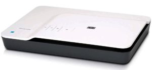 Abbildung 7: Der Scanjet G3110 ist ein Flachbettscanner konventioneller Bauart mit Durchlichteinheit.