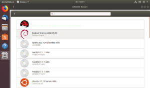 Boxen heißt Gnomes VM-Manager, der nun auch Downloadmöglichkeiten für Images mitbringt.