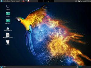 Abbildung 1: Parrot Home ist Teil der Sicherheitsdistribution Parrot Security.