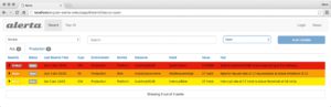 Abbildung 4: Alerta ist eine übersichtliche und intuitive Alternative zum GUI des Prometheus Alertmanager.