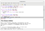 In der Ankündigung von Emacs 26.1 heißt es, dass ein doppeltes Buffering den Editor unter dem X-Windows-System nun mit reduziertem Flackern darstellen kann.