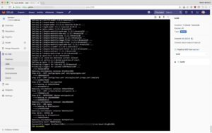 Abbildung 4: Ist Gitlab mit den richtigen CI- und CD-Befehlen konfiguriert, erstellt es neue Abbilder nach einem Push komplett automatisch.