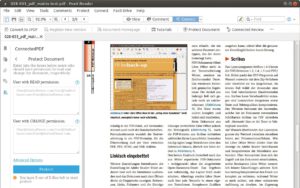 Abbildung 4: Wer nach Funktionen zum kollaborativen Arbeiten in einem PDF-Betrachter sucht, wird beim Foxit Reader f&uuml;ndig. Voraussetzung ist ein Account f&uuml;r die Cloud beim Hersteller.