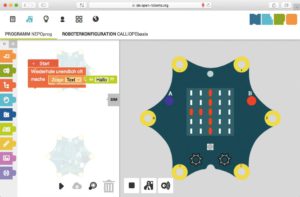 Abbildung 2: Der Simulator l&auml;sst sich mit der Maus bedienen.