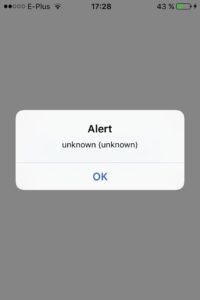 Abbildung 4: Die App bedient sich der Klasse »UIAlertController« unter I-OS.