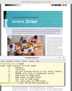Abbildung 7: Reduziert auf das Wesentliche: Mu PDF ist flott unterwegs, kennt allerdings weder Men&uuml;s noch Schaltfl&auml;chen.