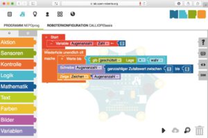 Abbildung 5: Auch zu einem Gl&uuml;cksspiel sagt der Calliope nicht "Nein".