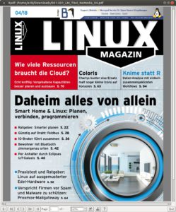 Abbildung 10: Xpdf ist auch optisch der Senior unter den getesteten PDF-Betrachtern. Anwender bedienen ihn &uuml;ber die Buttons unten am Rand.