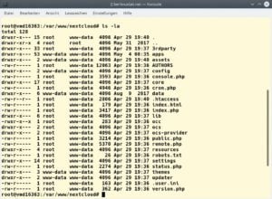 Abbildung 5: Im Web-Ordner unter »/var« liegen bei Debian nach der Installation die Dateien von Nextcloud mit angepassten Rechten.