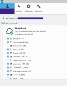 Abbildung 6: Noch nicht alle Distributionen bieten einen eigenen Client für Nextcloud. Dort ist derzeit noch der Client von Owncloud verwendbar.