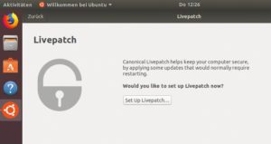 Abbildung 2: Für bis zu drei Rechner dürfen Ubuntu-Nutzer nun Kernel-Livepatching testen.