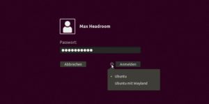 Abbildung 1: Der alternative Fenstermanager lässt sich beim Login zwar auswählen, standardmäßig setzt Ubuntu 18.04 aber auf X.org.