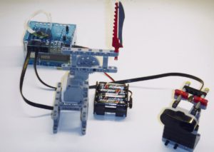 Abbildung 3: Dieser sehr schlichte Roboter versucht stets seinen Abstand zu wahren.