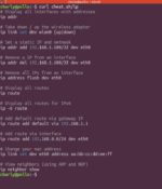 Abbildung 1: Dass Linux-Benutzer statt &raquo;ifconfig&laquo; besser &raquo;ip&laquo; nehmen sollten, hat sich rumgesprochen. Nur, wie geht die Syntax des Kommandos?