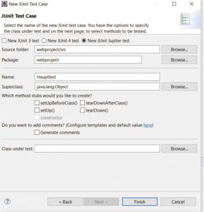 Abbildung 2: Im &uuml;berarbeiteten Testing-Framework J-Unit 5 steckt unter anderem ein neuer Test-Case-Assistent.