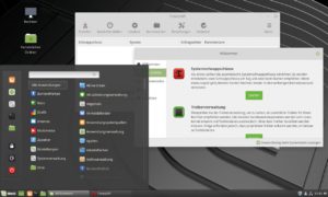 Abbildung 1: Linux Mint 19 nutzt Cinnamon 3.8 und setzt verst&auml;rkt das Backup-Programm Timeshift ein.