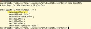 Abbildung 6: Im Makefile ist eine Ergänzung notwendig.
