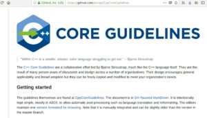 Abbildung 1: Die C++ Core Guidelines warten auf Github und wollen &uuml;ber die Jahre angesammelte Erfolgsrezepte an Entwickler weitergeben.