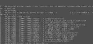 Abbildung 2: Der OOM-Killer im Linux-Kernel schie&szlig;t wahlweise einzelne Prozesse ab oder schickt den Server in einen Reboot, wenn der Kernel so konfiguriert ist.