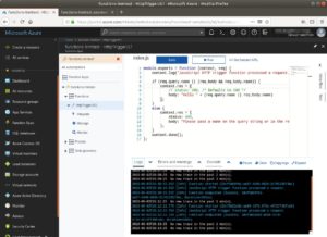 Abbildung 10: Die IDE von Microsofts Azure verwaltet mehrere Dateien, nummeriert die Zeilen durch und erleichtert die Navigation mit einer Minimap am rechten Seitenrand.