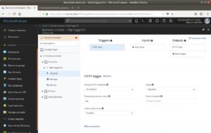 Abbildung 11: In der Weboberfläche von Azure Functions lässt sich mit ein paar Klicks regeln, dass die Funktion ausschließlich bei einer »GET«-Anfrage anspringt.