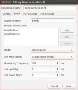 Abbildung 2: Der Bondingtreiber mit »ifenslave« lässt sich auf beinahe jedem Linux unmittelbar mit Bordmitteln konfigurieren.