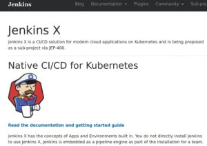 Abbildung 1: Jenkins X (hier ein Screenshot) gehört laut Kawaguchi zu zukunftsweisenden Projekten für Cloud Native Jenkins.