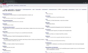 Abbildung 4: Das Debian-Archiv ist in viele Sektionen unterteilt &ndash; welche f&uuml;r das eigene Paket die richtige ist, l&auml;sst sich manchmal schwer herausfinden.