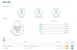 Abbildung 2: Excelero kommt mit einem eigenen Dashboard daher, das alle relevanten Vitalwerte der Installation anzeigt.