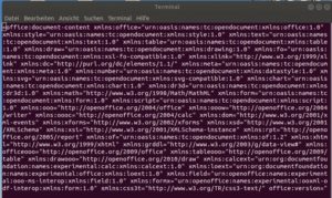 Abbildung 1: Vor lauter XML-Tags sieht man die Textzeilen nicht.