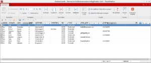 Abbildung 9: Auch Free Office gewährt einen Überblick über die Datenbestände.