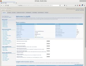 Abbildung 8: Das Admin-Panel bietet sehr viele Optionen und bedarf daher einer sorgfältigen Einarbeitung.