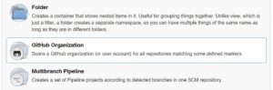 Abbildung 1: Der Startpunkt, um in Jenkins einen Github Organization Scanner anzulegen.