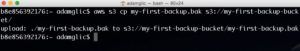Abbildung 4: Amazon S3 l&auml;sst sich f&uuml;r Backups auch direkt von der Kommandozeile aus nutzen, was die Automation solcher L&ouml;sungen sehr leicht macht.