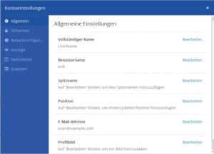 Abbildung 2: Der Einstellungsdialog von Mattermost erlaubt es unter anderem, die Bedienoberfläche auf Deutsch umzustellen.