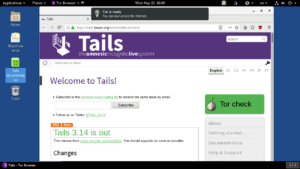 Tails 3.14 schließt durch aktualisierte Anwendungen mehrere Sicherheitslücken und behebt kleinere Fehler.