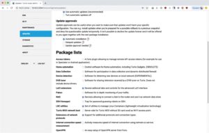 Abbildung 5: Wer die LXC-Werkzeuge per Foris-Webinterface installiert, hat auf der &hellip;