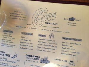 Abbildung 3: Das Referenzfoto für die Bildersuche zeigt die Speisekarte des Lieblingsrestaurants von Mike Schilli.