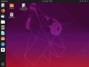 Abbildung 1: Canonical versorgt Ubuntu 19.04 als Zwischenversion nur bis zum Januar 2020 mit Patches. Neu an Bord ist die Desktop-Suche Tracker.