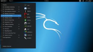 Abbildung 4: Kali Linux gilt als Hacker-Distribution, ist in Wahrheit aber ein effizientes Pen-Testing-Tool.