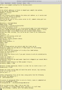 Abbildung 5: Den Server von Burp passt der Admin über eine zentrale Konfigurationsdatei an. Diese fällt allerdings nicht gerade übersichtlich aus.