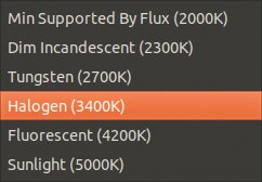 Abbildung 2: Kelvin allein zu Haus &ndash; Lichtquellen und ihre Farbtemperaturen.